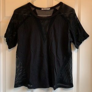 T by Alexander Wang mesh shirt